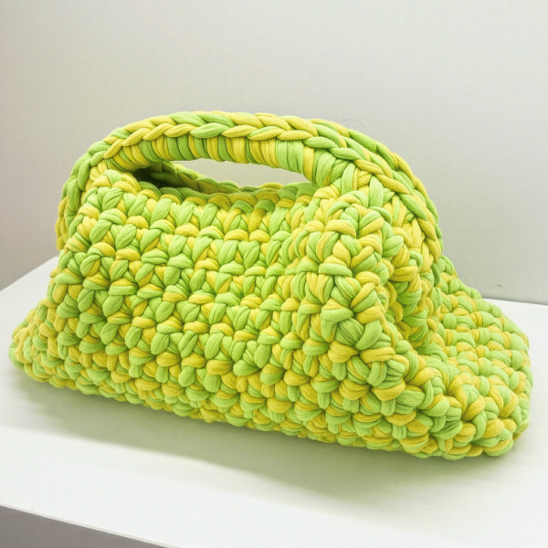Cotton clutch Lime&Lemon