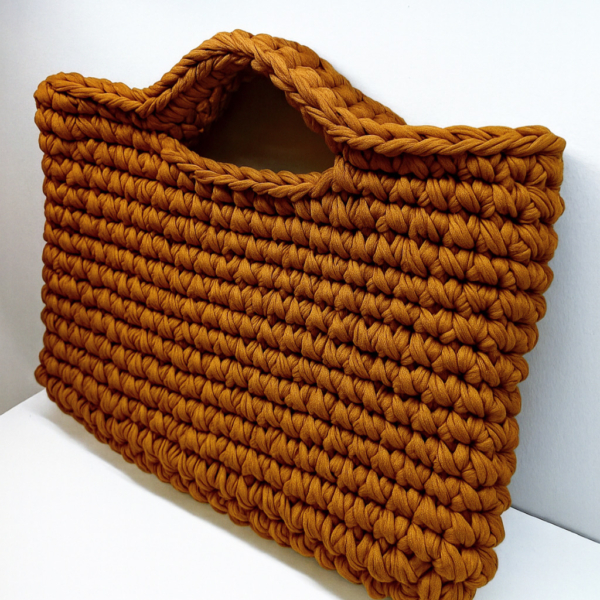 Cotton Terracotta handbag