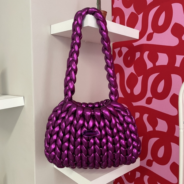 Purple Metallic - shoulder bag