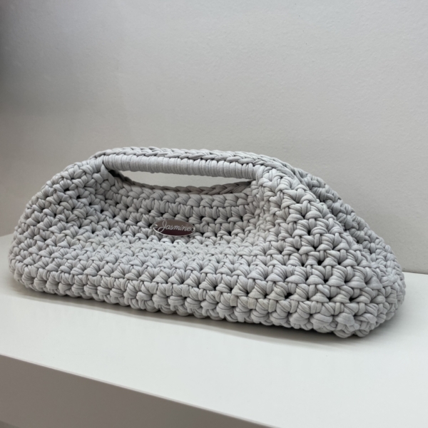 Γκρί cotton clutch