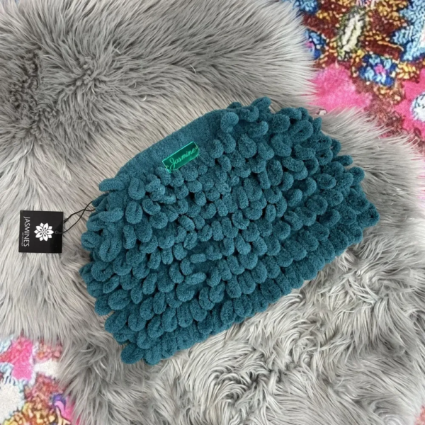 Puffy Clutch “Emerald Seafoam” 