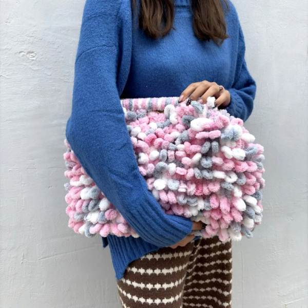 Puffy Tricolor Clutch