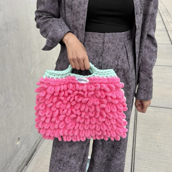 NEW Puffy Handbag Fuchsia - Pink