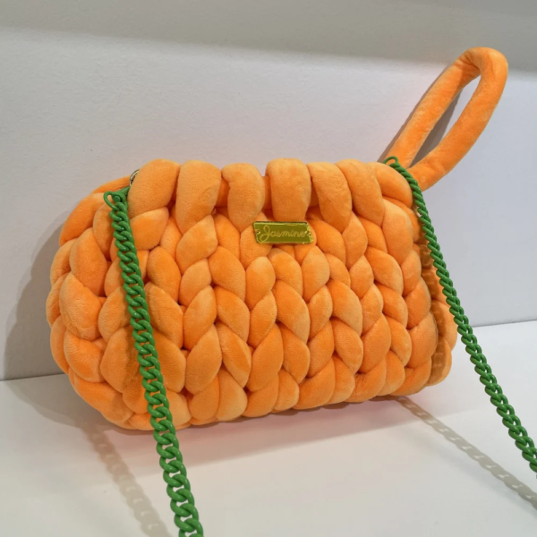 Clementine – Velvet Marshmallow Bag