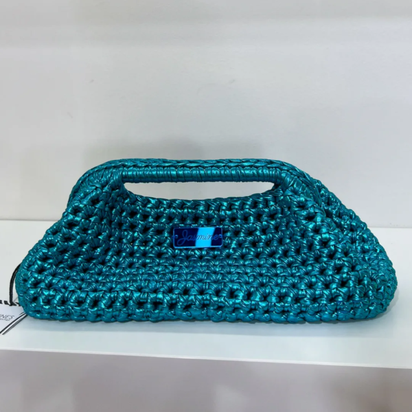 Turquoise – Metallic Handbag