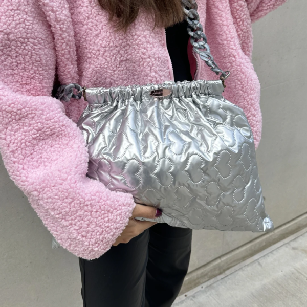 Mochi Silver Hearts